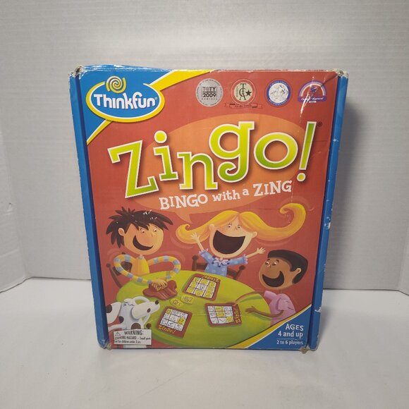 Zingo! Bingo Game by ThinkFun Kids Learning & Matching Complete Set  Dents in Bx - Picture 1 of 8